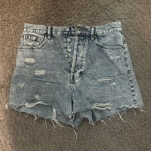 pacsun - ultra high rise vintage jean shorts